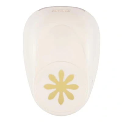 Afbeelding van Vaessen Creative Papierperforator, maat L, madeliefjes, voor doe het zelfprojecten, scrapbooking, kaarten maken en meer