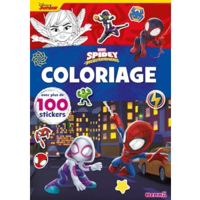 Afbeelding van Coloriage Spidey et ses amis extraordinaires: Avec plus de 100 stickers