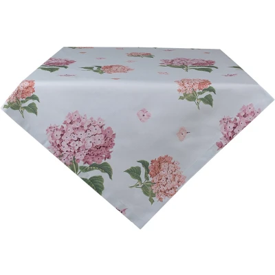 Afbeelding van Clayre &amp; Eef Tafelkleed 130x180 cm Blauw Roze Katoen Rechthoek