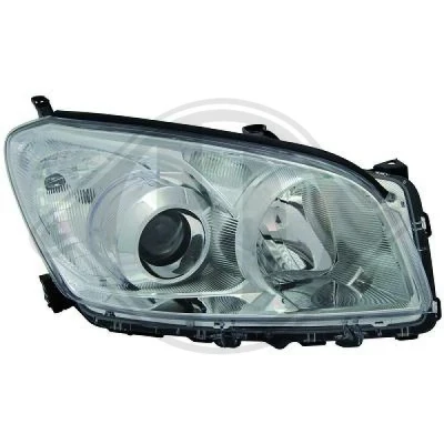 Afbeelding van DIEDERICHS 6687180 Koplampen rechts HB3, H11 Met regelmotor voor LWR TOYOTA: RAV4 III Off Road