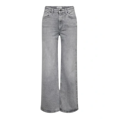 Image de ONLY Jean pour femme à jambe large, Medium Grey Denim, 34W / 32L