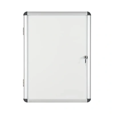 Afbeelding van Bi Office Enclore Earth Prikbord, milieuvriendelijke vitrine voor binnen, magnetisch oppervlak, 500 x 674 mm