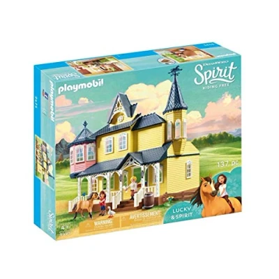 Afbeelding van Playmobil 9475 Dreamworks Spirit Lucky&#039;s Huis