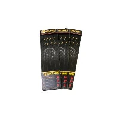 Image de Guru SMWG Banded Ready Rigs 6&quot; #18 (0.15mm) 2mm Band (8 Pièces) Bas de ligne coup