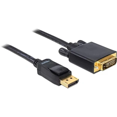 Afbeelding van Delock DisplayPort naar DVI Beeldscherm Kabel zwart 2 meter