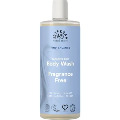 Afbeelding van Urtekram Fragrance Free Find Balance Douchegel, natuurlijk, milieuvriendelijk en veganistisch, 500 ml