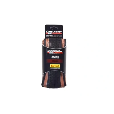 Afbeelding van Pirelli Cinturato Hard 700 Tubeless Gravel Vouwband Bruin,Zwart 700C / 35
