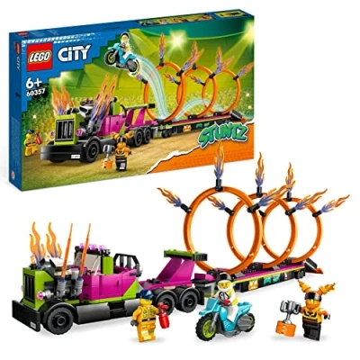 Image de LEGO® City 60357 Le défi de cascade Les cercles feu