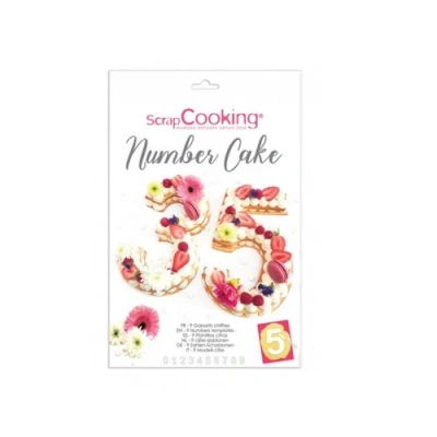 Image de Kit Number Cake Scrapcooking Plastique