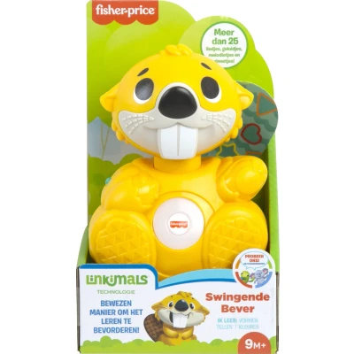 Afbeelding van Fisher Price Linkimals Boppin Beaver + Licht En Geluid