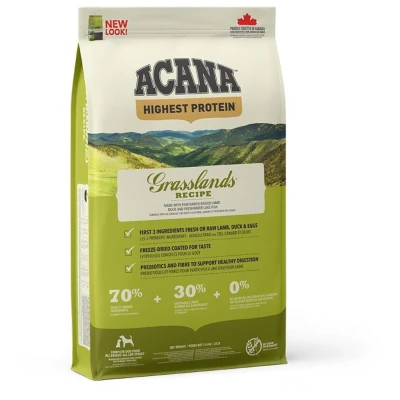Afbeelding van Acana Regionals Grasslands Dog Lam&amp;Eend&amp;Witvis Hondenvoer 11.4 kg