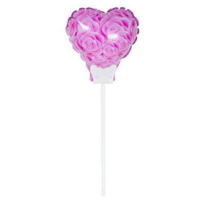 Afbeelding van Wensballon Roze Hart 15 cm
