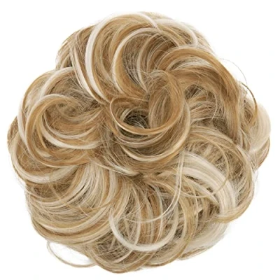 Afbeelding van Prettyshop G36A haarverlenging voor bruidshaar, krullend, aardbeiblond