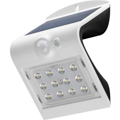 Afbeelding van LED wandlamp op zonne energie met bewegingsmelder, 1,5 W lithium ionbatterij 18650