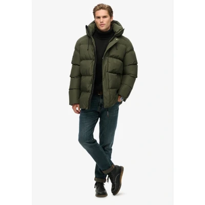 Afbeelding van Superdry Winterjas, Heren, Maat: Medium, Army khaki green