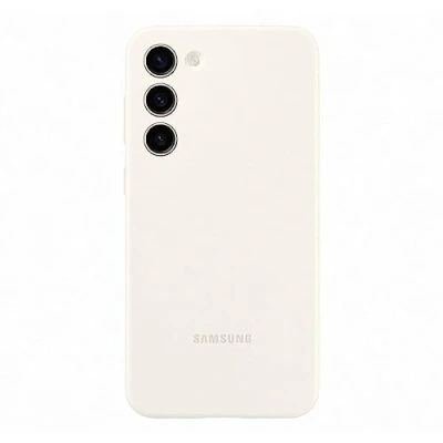 Afbeelding van Siliconen hoes SAMSUNG S23+ crème