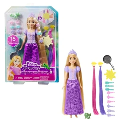 Image de Poupée Disney Princesses Raiponce Chevelure Conte de fées