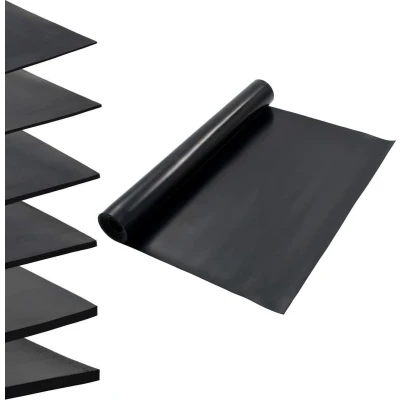 Afbeelding van Vloermat anti slip 3 mm glad 1,2x5 m rubber