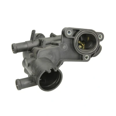 Afbeelding van THERMOTEC D2W009TT Thermostaathuis Met pakking, temperatuurzender thermostaat, schroeven, deksel VOLKSWAGEN: Polo V Hatchback