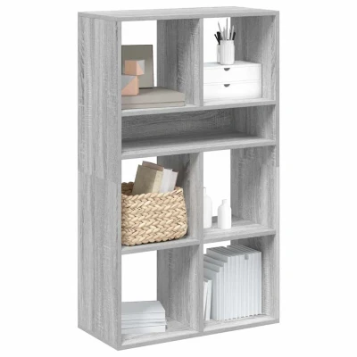 Afbeelding van vidaXL Boekenkast 66x31x112 cm bewerkt hout grijs sonoma eikenkleurig