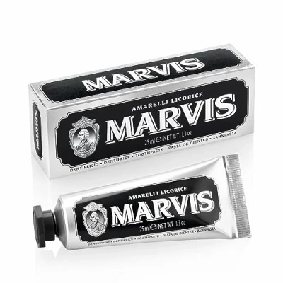 Afbeelding van Marvis Amarelli Licorice Toothpaste Travel 25 ml.