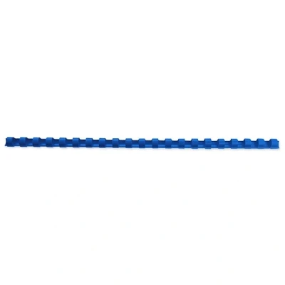 Image de GBC CombBind 8 mm 21 anneaux A4 (210 x 297 mm) 45 feuilles bleu 100 unités peigne de reliure en plastique pour P/N: 2101435, 4400399, IB271106, IB271717