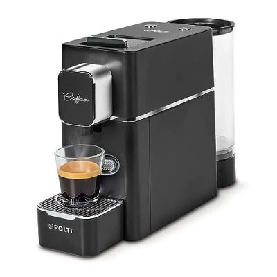 Afbeelding van Polti Coffea S15B Espressomachine, compatibel met E.S.E pads, 44 mm, tank 0,85 l, zwart