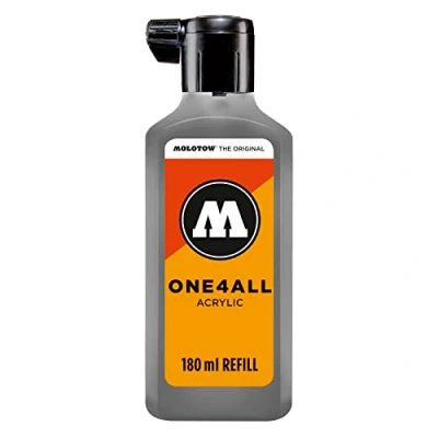 Afbeelding van Molotow ONE4ALL™ 180ml Donkergrijze navul Inkt op acrylbasis