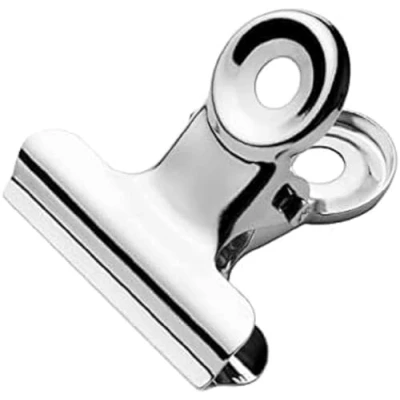Afbeelding van Westcott bulldog klem 30,6x7,1mm metaal zilver 10 stuks AC E10901