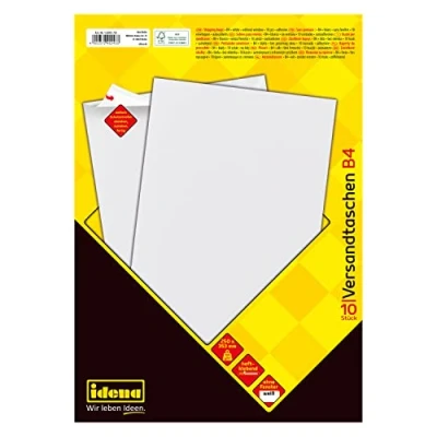 Afbeelding van Idena 10 enveloppen DIN B4 100 g/m² 10243 wit