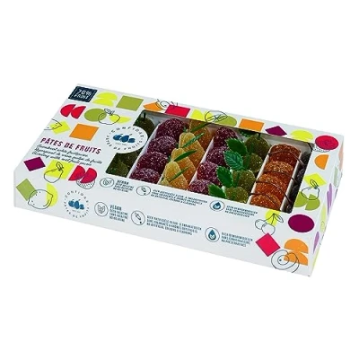 Afbeelding van Fruitpasta smaken boomgaardvruchten 1 kg, (groene appels, abrikozen, zwarte kersen, pruimen, gele peren), glutenvrij, zonder conserveringsmiddelen, kleurstoffen en kunstmatige