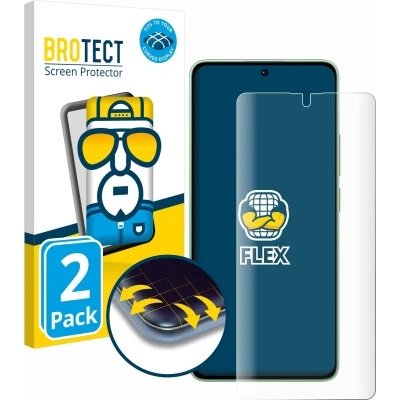 Afbeelding van BROTECT Screenprotector voor Xiaomi Redmi Note 13 4G Folie Beschermfolie transparant volledig dekking (2 Stuks)