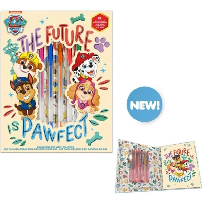 Afbeelding van Paw Patrol Kleurboekje met 6 Gel Pennen Hobby Kleurset