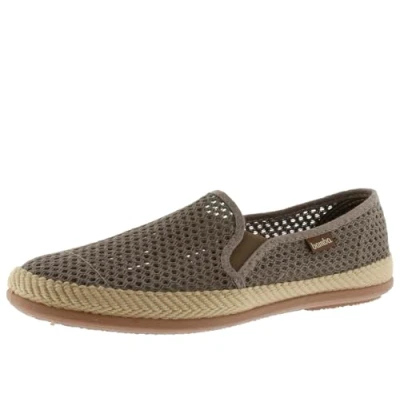 Afbeelding van BAMBA SPADRILLE GEANDRUWDE MESSEN &amp; ELASTISCHE, Taupe