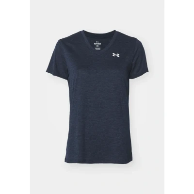 Afbeelding van Under Armour TECH Twist Tshirt basic, Dames, Maat: XS, Midnight navy/white