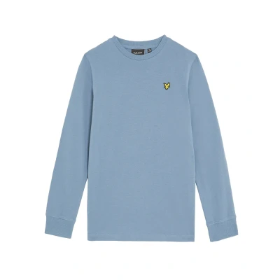 Afbeelding van Lyle &amp; Scott Plain Longsleeve voor kinderen, Maat: 134/140, Ocean sky