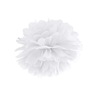 Afbeelding van Pompon Wit 25cm