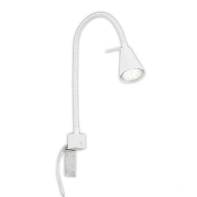 Afbeelding van Briloner Leuchten COMFORT LIGHT Wandlamp met Zwanenhals LED 4W incl Flexarm GU10 Wit