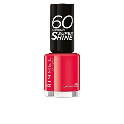 Image de Rimmel London 60 Seconds Super Shine Vernis à ongles 430 Coralicious 8 ml