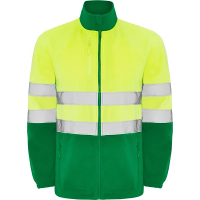 Afbeelding van High Visibility Fleecejas Garden Green / Fluor Geel maat S model Altair merk Roly