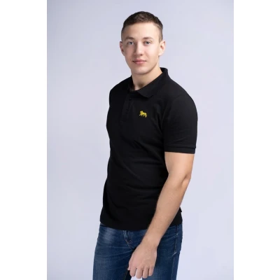 Afbeelding van Lonsdale Normale Whalton Poloshirt, Heren, Maat: Large, Black