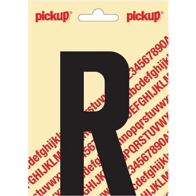 Afbeelding van Plakletter Nobel Sticker zwarte letter R Pickup