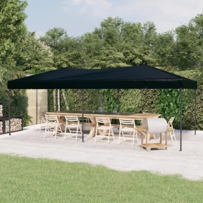 Afbeelding van Partytent inklapbaar 3x6 m zwart