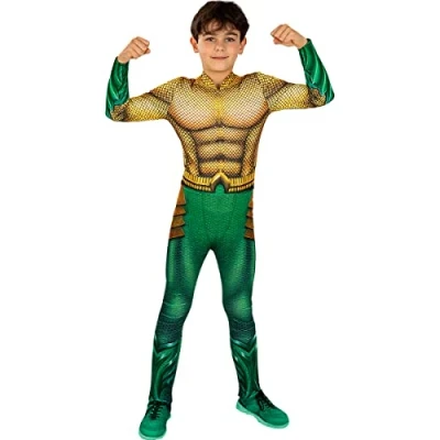 Afbeelding van FUNIDELIA Aquaman kostuum voor jongens Maat: 135 152 cm Goud