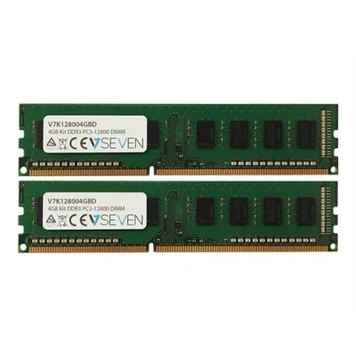 Image de V7 DDR3 kit 4 Go: 2 x Go DIMM 240 broches 1600 MHz / PC3 12800 CL11 mémoire sans tampon non ECC