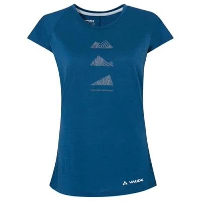 Afbeelding van Vaude Tekoa Tshirt print, Dames, Maat: 34, Shore blue