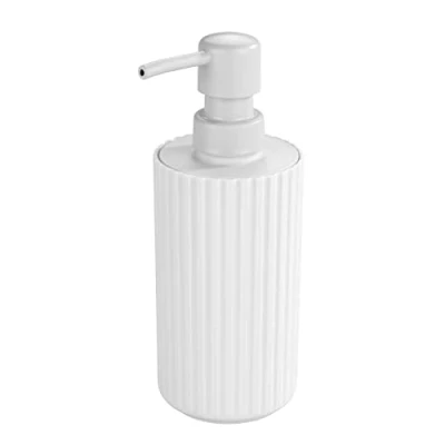 Afbeelding van WENKO Allstar Zeepdispenser Minas wit vloeibare zeepdispenser, inhoud: 0,28 l, polypropyleen, 7 x 18 cm,