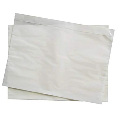 Afbeelding van Netuno 500 stuks C5 documentenhoezen, zelfklevend, 240 x 181 mm, verzendzakken, transparant, voor leveringsbon, transparante hoezen