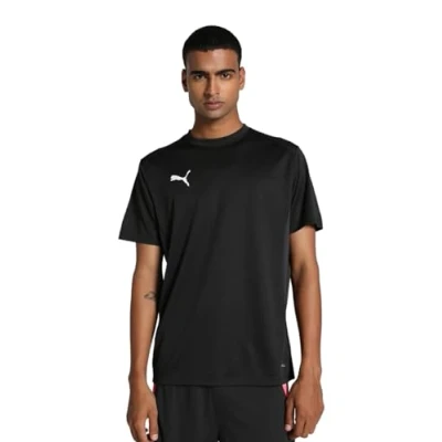 Afbeelding van Puma Teamgoal Sport Tshirt, Heren, Maat: XL, black/puma white/flat dark gray