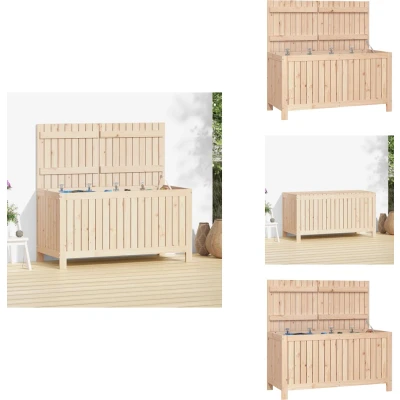 Afbeelding van vidaXL Tuinbox 121x55x64 cm Massief Grenenhout